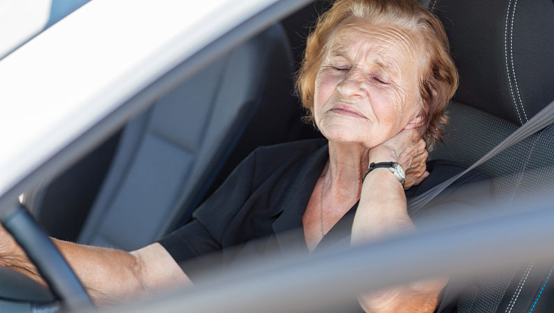 neck pain after car accident in Ontario