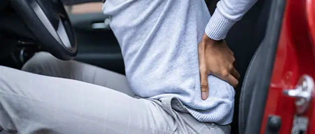 patient with disc injury needing auto accident chiropractor in Ontario, CA