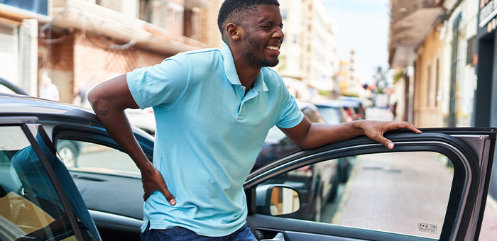 hip pain treatment in Ontario for auto accident injury patient